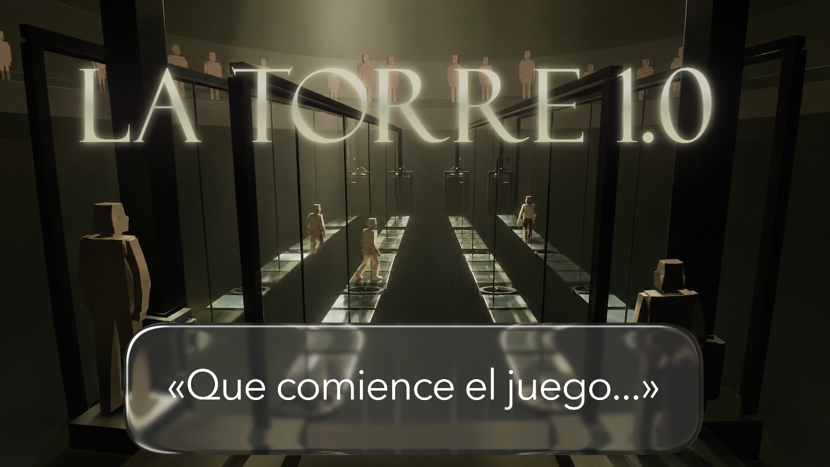 La Torre — juego 3D de eliminación de 50 jugadores en una arena vertical de vidrio